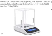 LACHOI Analytical Electronic JT103D High Precision Lab Scale 100g X .001g RS232C