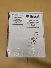 Bobcat BC110 Vibratory Plate Compactor OEM Operation, Maint, Parts Manual