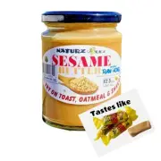 RAW HONEY with SESAME SEED BUTTER 12.5oz 355g Tastes Like Mary Jane Candies