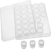Generic 30pcs Transparent Storage Bottles for Organizing Medications Cosmetics Small Items Versatile Multipurpose Containers with Ample Capacity for Home Travel
