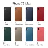 在飛比找蝦皮購物優惠-蘋果原廠真皮革雙面夾 iPhone Xs Max專用《台北快