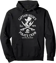 [Disney] Villains Captain Hook Pirate Crew Est 1953 Logo Pullover Hoodie