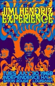 Fridge / Tool Box Magnet - Jimi Hendrix Experience Mini Concert Poster #310