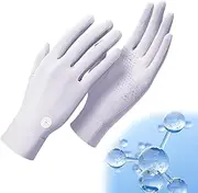 UV Gloves | Ice Feeling Breathable Sunscreen Gloves for Women | Driving, Sailing, Fishing Gloves for Women and Men, SPF Gloves for Rowing, Hiking, Kayaking Levabe