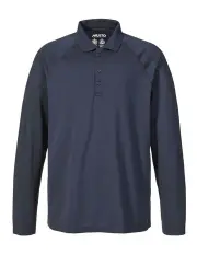 [MUSTO] Evolution Sunblock Long Sleeve Polo 2.0 in Navy