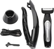 Back Trimmer for Men, Mens Electric Back Shavers with Removable and Extendable Long Handle, Manscape Groin and Body Hair Trimmer for Men, Wet Dry Body Shaver Groomer
