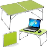 Exquisite Folding Table Portable Foldable Laptop Desk Compact and Lightweight Workstation for Home Office, Bed, Sofa, Couch, Floor Ideal for Working, Reading, Writing, Eating Perfect for Picnics, Camp