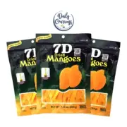 3 Packs 7D Philippine Dried Mango 200g - Sweet & Tender, Free Shipping