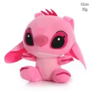 12cm Angel Stuffed Plush Models Cartoon Plush Dolls Anime Plush Lilo & Stitch