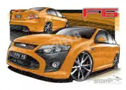 FPV FG F6 FG F6 OCTANE TWIST A2 FRAMED PRINT (FV209B)
