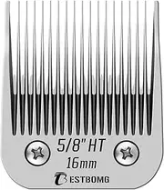BESTBOMG Dog Grooming Replacement Blade Compatible with Andis/Wahl/Oster Dog Clippers (5/8" HT 16mm)