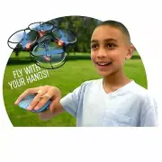 Xforce Drone Quadcopter Motion Hand Controlled Blue Sky Wireless