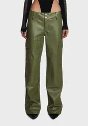 [THE KRIPT] Mani Vegan Leather Pants