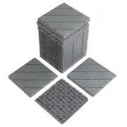 27pcs Plastic Interlocking Deck Tiles Waterproof Flooring Tiles Patio Flooring