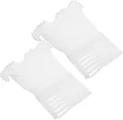 [BESTYASH] 1 Pair Detachable Floral Layered Cuff Sleeves for Wedding Dress Cute Arm Warmers with Warmth Retention Lightweight Design for Sweater Blouse and Coat Elegant Garment Accessories