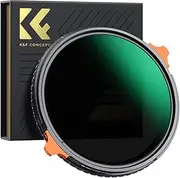 K&F Concept 82mm ND4-64 (2-6 Stops) ND Lens Filter Variable & CPL Polarizers Filter 2-in-1, 28 Multi-Coated Polarizing and Neutral Density Camera Lens Filter (Nano-X Series)
