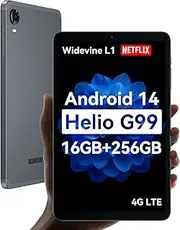 ALLDOCUBE iPlay60 Mini Pro 8.4 inch Android 14 Tablet, Helio G99 CPU 16GB+256GB (512GB TF), 1920x1200 FHD, Widevine L1 6050mAh, 5MP/13MP, 4G LTE, Dual Speaker Stereo Face Recognition 6 Axis Gyro