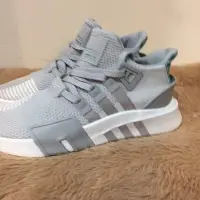 在飛比找Yahoo!奇摩拍賣優惠-Adidas EQT Cushion ADV 淺綠 慢跑 灰