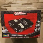 Revell Fast & Furious Dom's '71 Plymouth GTX 1:24 Scale Plastic Model Kit Read