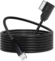 AMI MMI Aux Cable for Apple iPhone 14 13 12 11 XS XR X 8 7 6 Compatible with Audi A3/A4/A5/A6/A7/A8/S4/S6/S8/Q5/Q7/R8/TT, Car Aux Interface Dongle Compatible for VW CC Magotan