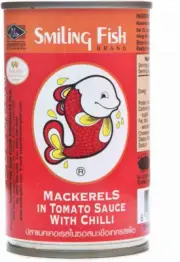 Smiling Fish Mackerel in Tomato Sauce with Chilli, 155 G