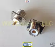 SO239 FEMALE Flange Jack flange 4 holes mount solder cup RF Cable Connector
