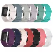 Silicone Watch Wristband Strap for Fitbit Charge 5 Fitness Health Tracker
