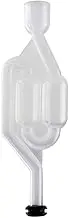 Twin Bubble Airlock S Type Airlock One-Way Exhaust Water Seal Valve with Silicon Grommet Beer Wine Fermentation Air Lock Brew Durability and Nice