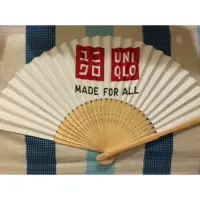 在飛比找蝦皮購物優惠-小滑鼠墊（明信片大小）Uniqlo 開幕紀念紙扇 摺扇 雪肌