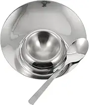 CATIEBYE 1 Set Egg Cup Metal Egg Stand for Household Use Corrosion Resistant Design Smooth Surface for Easy Cleaning