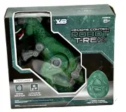 New Remote Control Robot T-Rex W/ Roar Sounds & Walking NIB Green Dinosaur RC