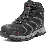 [NORTIV 8] Waterproof Work Boots for Men Steel Toe Safety Construction Boots