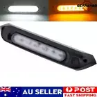 287mm DUAL LED BUG LIGHT 12V/AWNING LIGHT AMBER/WHITE LIGHTS WITH SWITCH BLACK