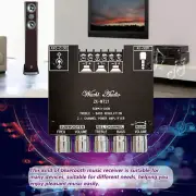 Mini Bluetooth 5.0 Digital Amplifier HiFi 2.1 Channel Audio Stereo Equalizer Amp