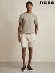 Reiss Stone Climb Drawstring Technical Cargo Shorts (AW6770) | $225