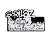 Music enamel pin - GORILLAZ - Australian Stock - Free Au Post