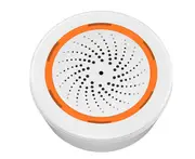 A205 90dB Tuya Home ZigBee Smart Sound and Light Alarm Temperature and Humidity 3-in-1 Sensor APP Remote Control