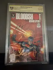 Bloodshot Rising Spirit #6 OPCC Variant CBCS 9.8 Signed By Layton & Mounts