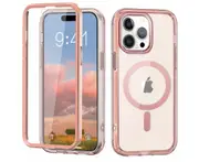 iPhone 14 Pro Max Case,Shockproof Phone Case ,Scratch-Resistant Back Cover-Pink
