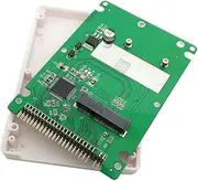 CY mSATA Mini PCI-E SATA SSD to 2.5 inch IDE 44pin Notebook Laptop Hard Disk Case Enclosure White Color