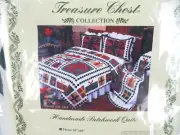 Treasure Chest Colllection Handmade Patchwork Quilt Throw Blanket 50" x 60"