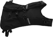 [Baluue] Dark Utility Vest for Men Women Reflective Running Cycling Chest Pack Phone Pocket for Outdoor Sports