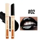 Women Lipsticks Solidity 2Pcs Natural Look Soft Mirror Gloss Non-Drying Formula