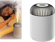 Dreamzy Humidifier, Dreamzy Humidifiers for Bedroom, Dreamzy Streaming Light Humidifiers, 500ml Cool Mist Desktop Humidifier for Bedroom (White)