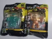 Heroes of Goo Jit Zu Minis DC Rare TRANSLUCENT King Shark & Gold Armor Aquaman