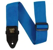 Ernie Ball PEARL BLUE Guitar Strap / Bass Strap 2'' Wide With Leather Ends 5352