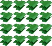 50pcs Greenhouse Pipe Clamp Garden Hoop Clips for Row Cover Film Shading Trellis Pipe and More 11mm