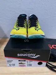 Saucony Endorphin Cheetah Women's Running Shoes, Black, US 8.5, S19095-85, NEW