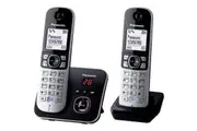 Panasonic KXTG6822ALB DECT Twin Handset Cordless Phone - Excellent - Refurbished