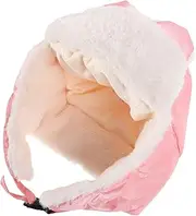 [Ipetboom] Warm Boys and Girls Hat for Cold Weather Ear Protection Windproof Cap for Boys/Girls Snowstorm Hat Mask for Outdoor Activities Pink